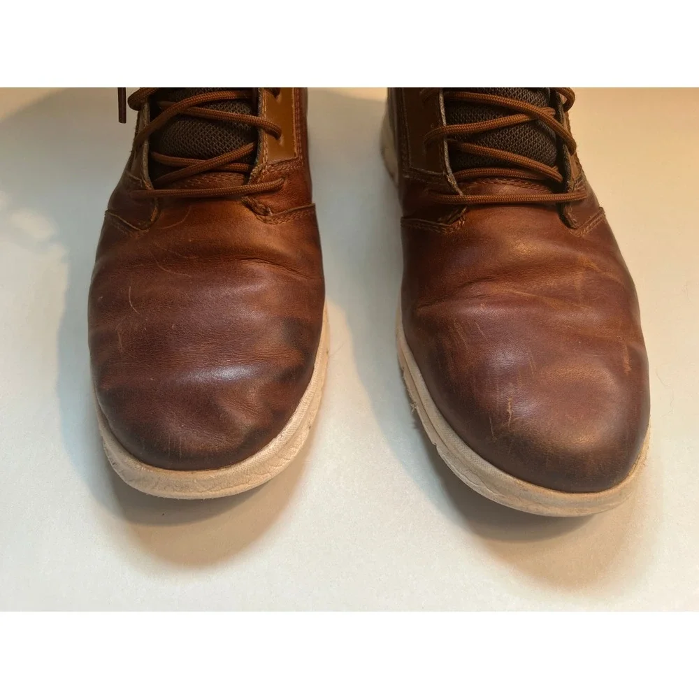 Timberland Graydon Leather Sneaker Boot Memory Foam Water‎ Resistant SZ 10.5